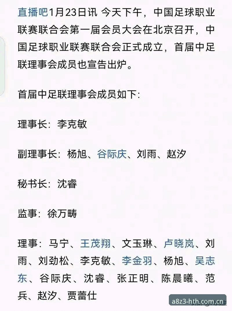 HTH官网安装教程 足协第三批禁足名单出炉:17人终身禁赛,联赛治理进入深水区